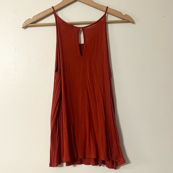 Wet Seal But Burnt Orange Fringe Tank Top Women’s Size Small - Picture 2 of 9